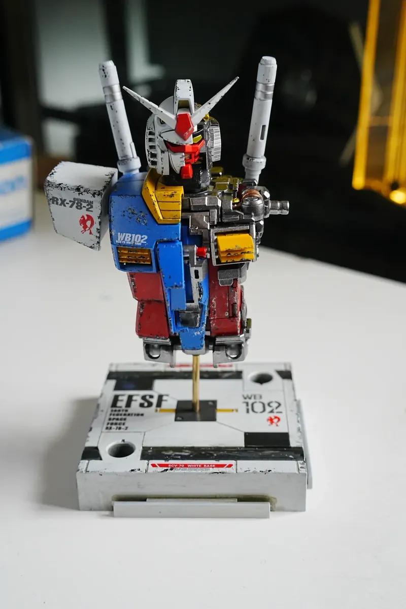 MG 元祖高达 2.0 半胸像内构分色